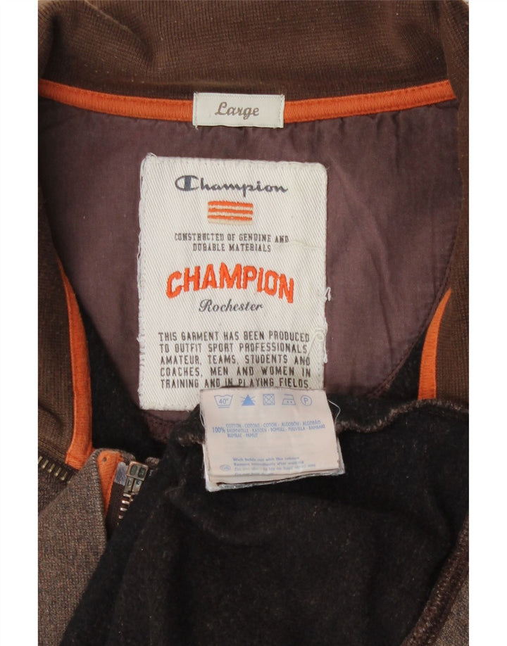 Champion Rochester Graphic - Chaqueta de chándal para mujer, talla 40, color marrón