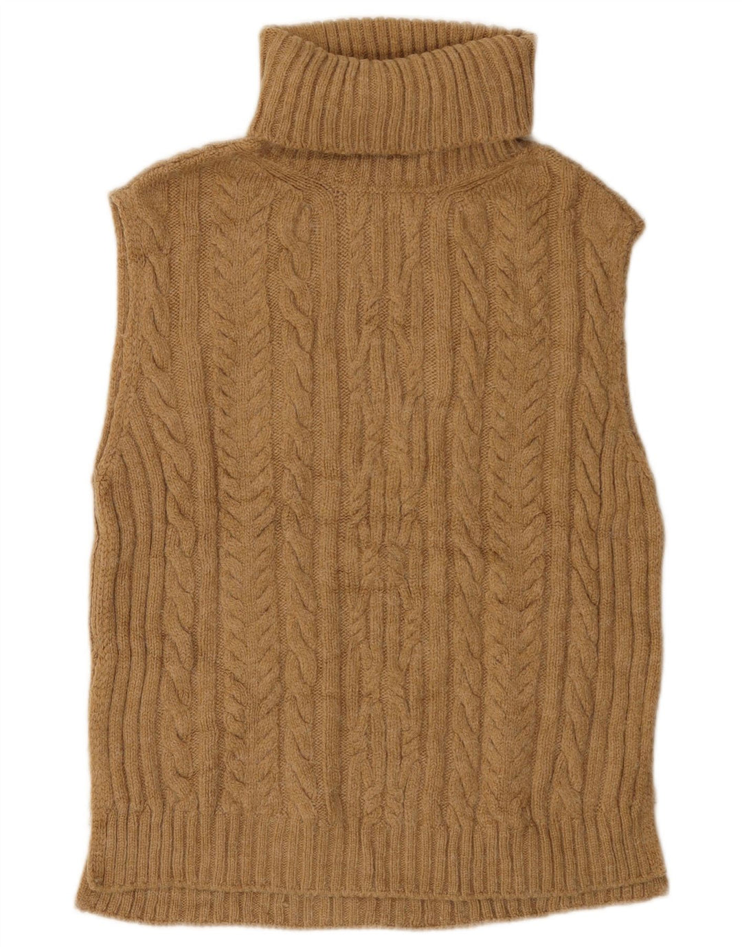 MARKS & SPENCER Camiseta sin mangas de gran tamaño para mujer UK 6 XS Acrílico beige