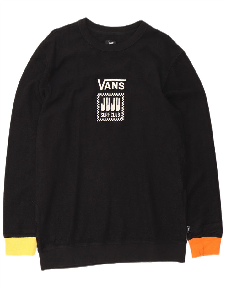 Vans Hombre Sudadera Gráfica Jumper Medium Negro Algodón