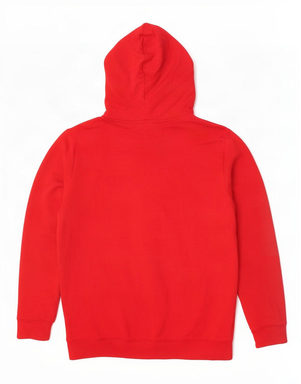 Adidas Hombre Sudadera Con Capucha Jumper Grande Rojo Algodón