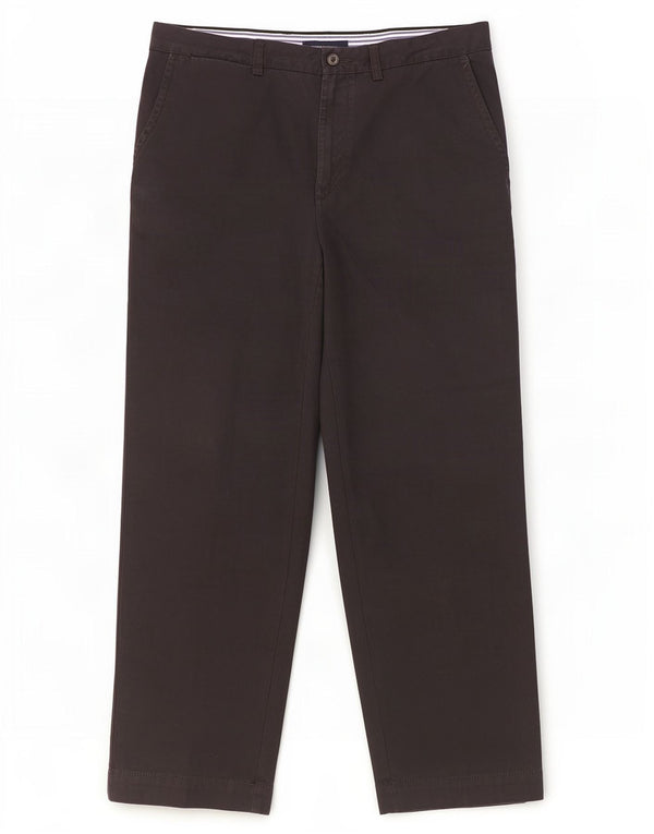 Tommy Hilfiger Pantalones chinos rectos para hombre W34 L30 Algodón negro