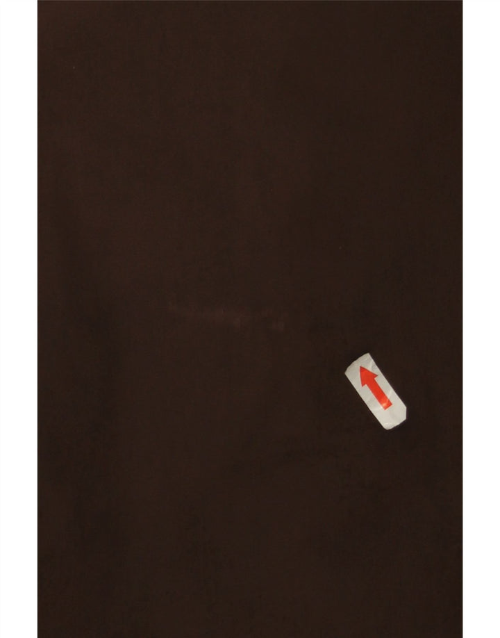 Blauer Chaqueta acolchada con capucha para hombre UK 40 Large Marrón Poliamida