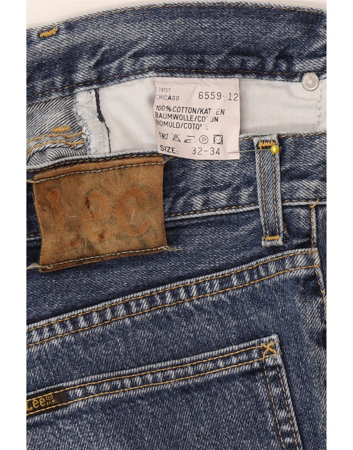Vaqueros rectos Lee para hombre W32 L30 Algodón azul