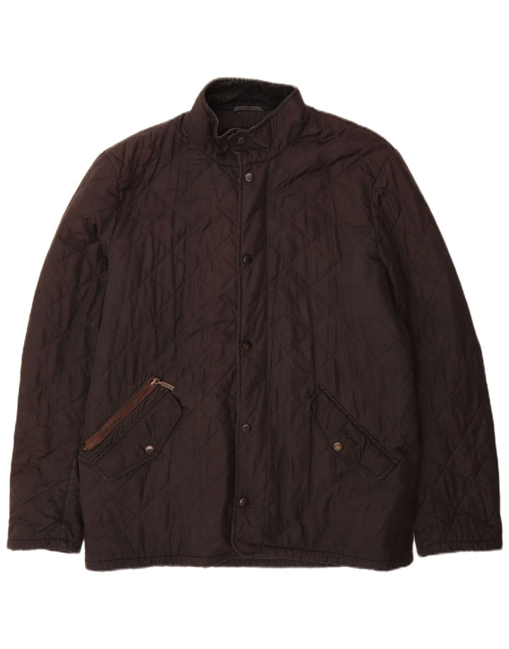 Barbour Chaqueta acolchada para hombre Reino Unido 40 Grande Negro