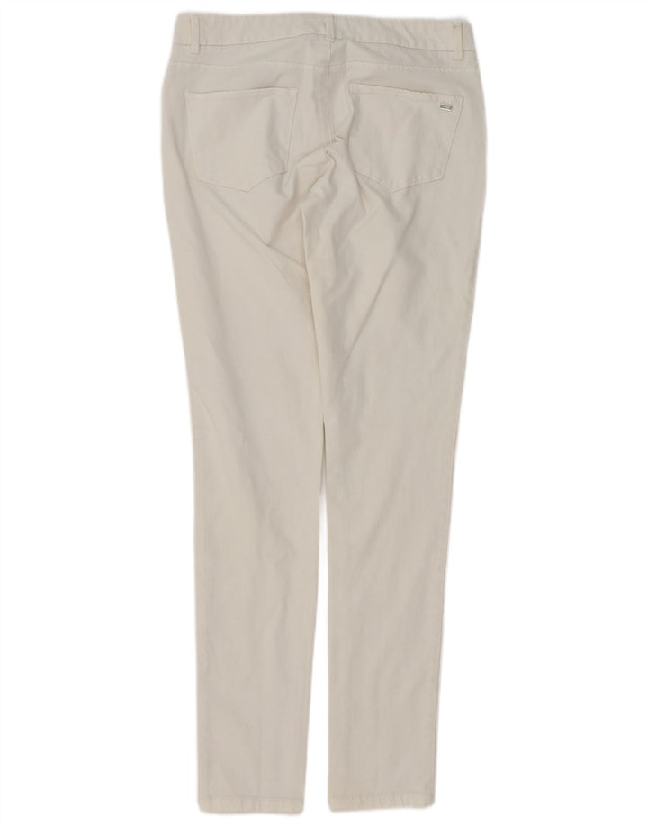 TOMMY HILFIGER Vaqueros pitillo para mujer US 6 Medium W28 L30 Algodón blanco