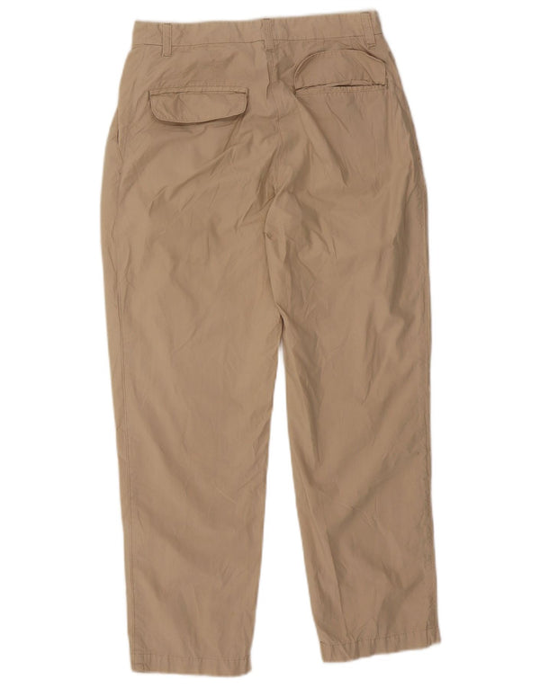 Pinko Pantalones Cortos Cónicos para Mujer UK 8 Small W26 L26 Algodón Beige