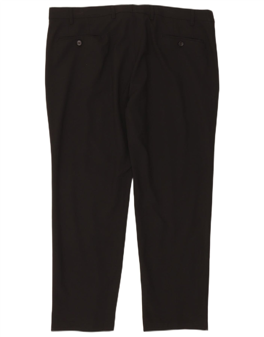 RALPH LAUREN Pantalón de traje recto para hombre W40 L29 Poliéster negro