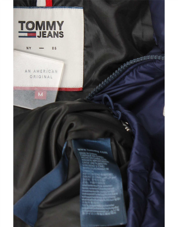 Chaqueta Acolchada para Hombre Tommy Hilfiger Reino Unido 38 Mediana Azul Marino Poliamida