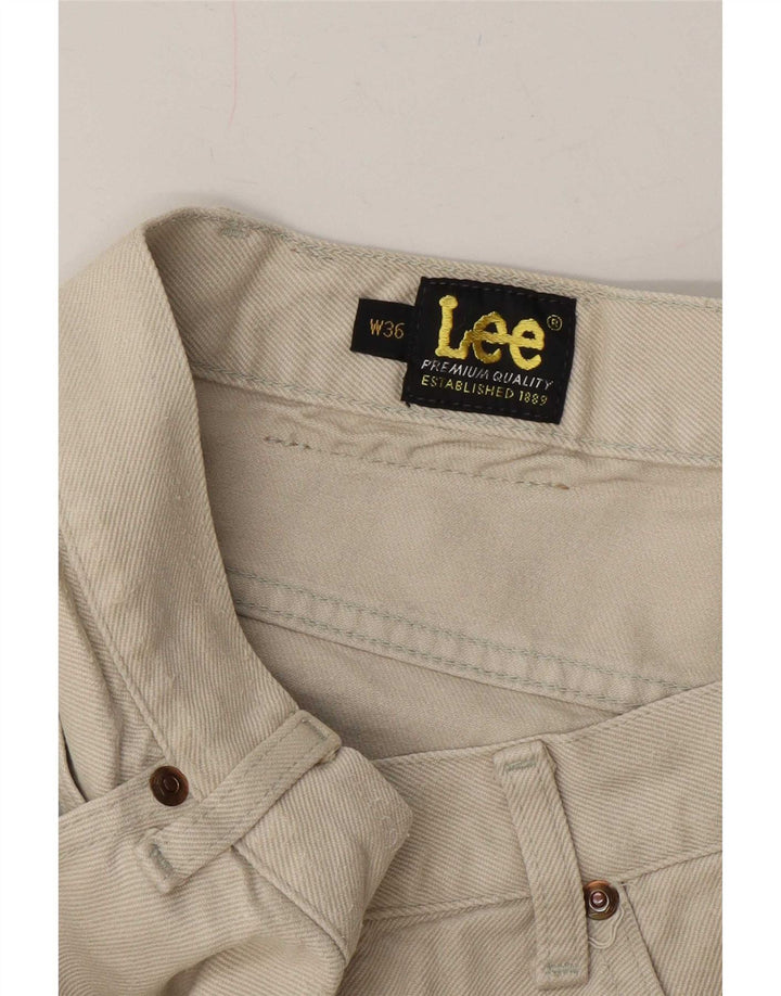 Vaqueros rectos Lee para hombre W36 L27 Beige