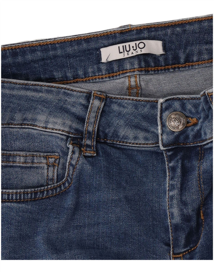 Vaqueros Cortos Mujer Liu Jo W28 L25 Azul
