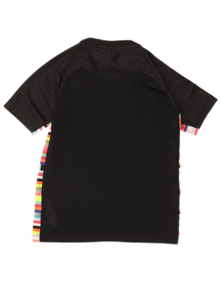 Nike Camiseta gráfica para niños 8-9 años Small Negro Rayas Poliéster