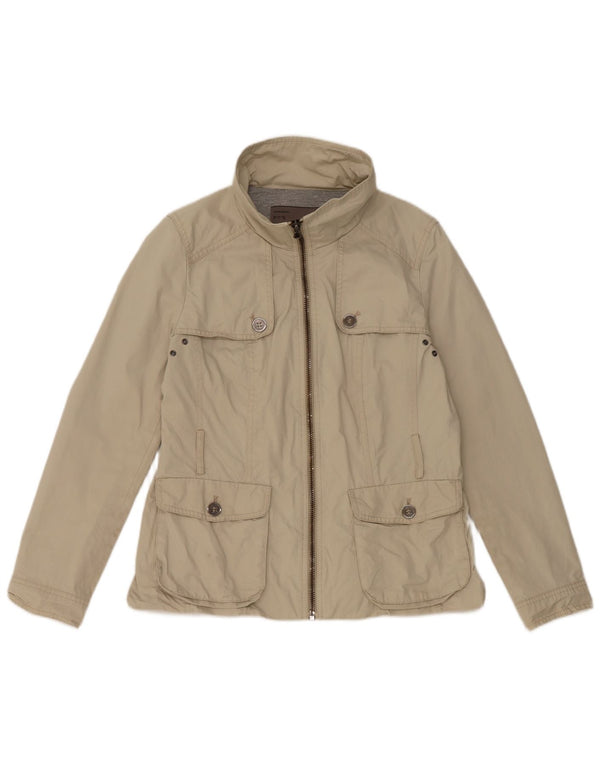 Zara Mujer Chaqueta Bomber UK 40 Grande Beige