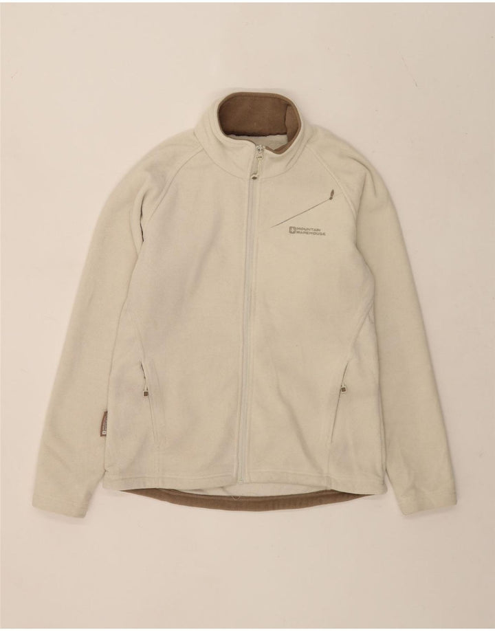 Chaqueta polar para mujer Mountain Warehouse UK 44 Mediana Blanco Roto Poliéster