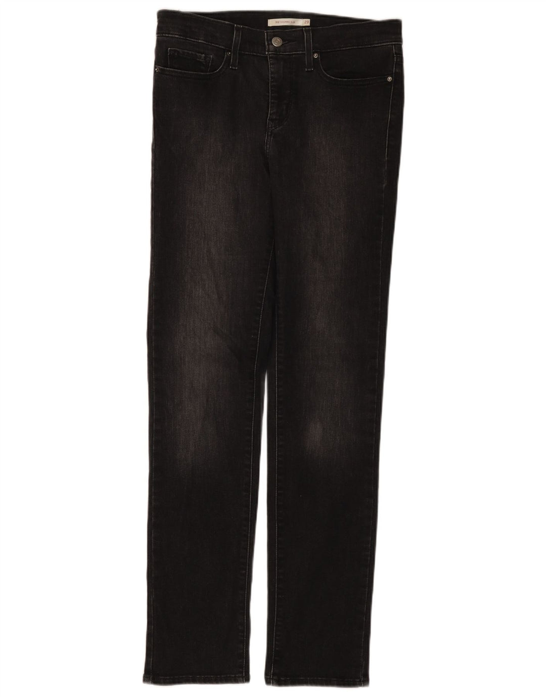 Levi's Mujer 312 Shaping Slim Jeans W29 L32 Algodón Negro