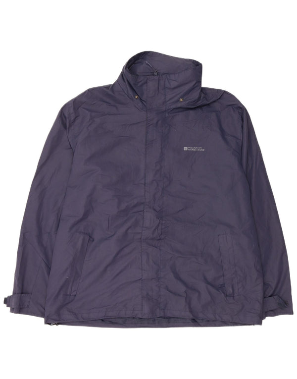 Chaqueta cortavientos con capucha para hombre Mountain Warehouse UK 42 XL Azul marino