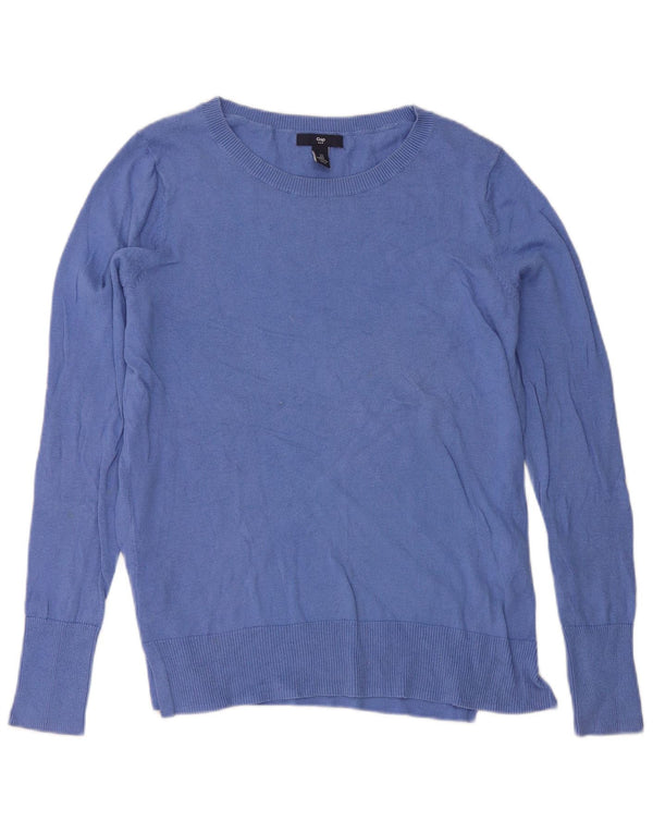 Gap Jersey extragrande con cuello barco para mujer UK 10 Small Algodón azul