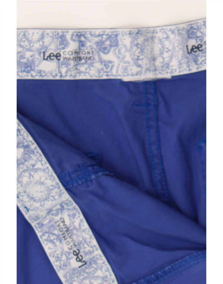 LEE Womens Straight Capri Trousers W38 L20  Blue Vintage Lee and Second-Hand Lee from Messina Hembry 