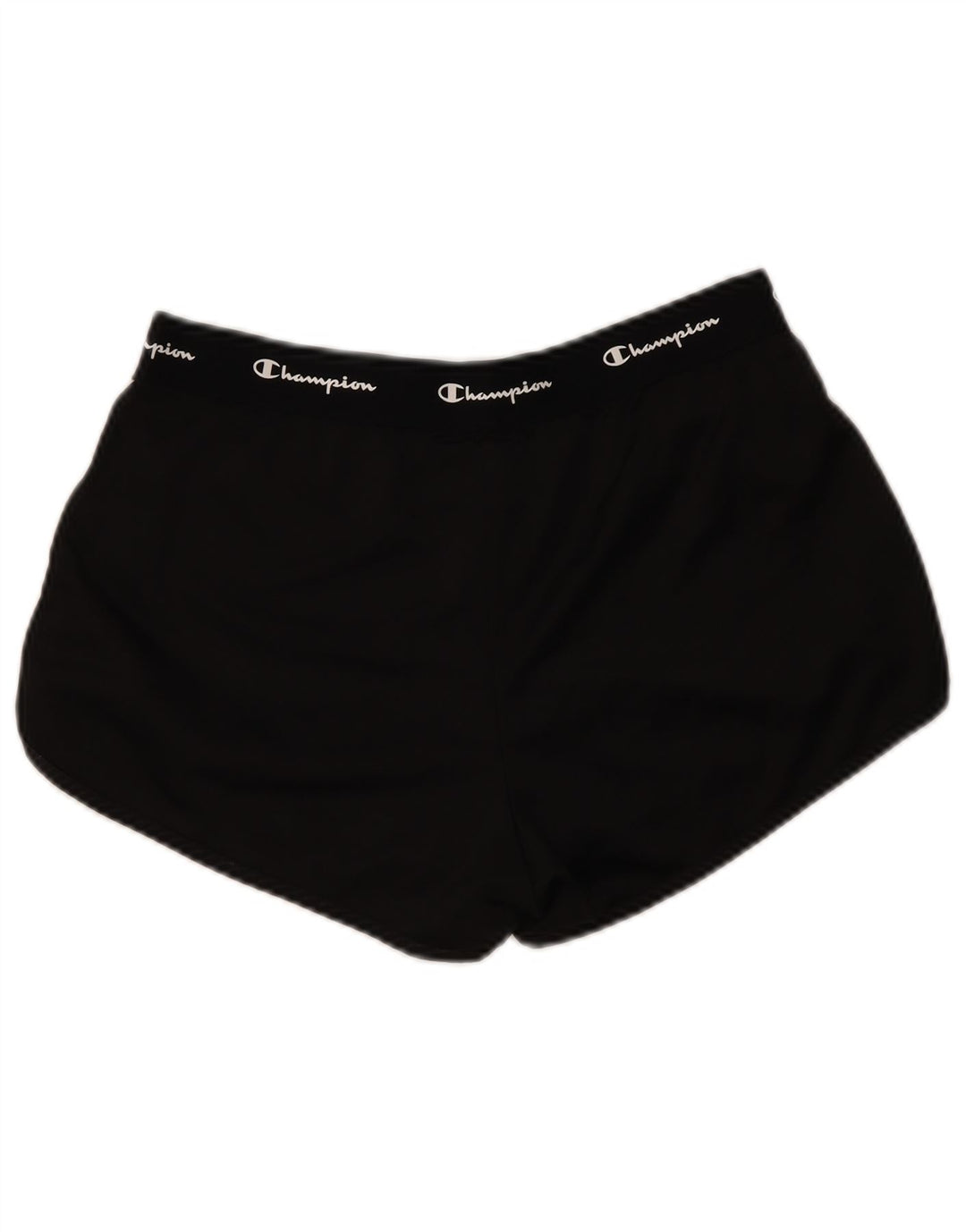 Champion Shorts deportivos gráficos para mujer UK 44 Grande Poliéster negro