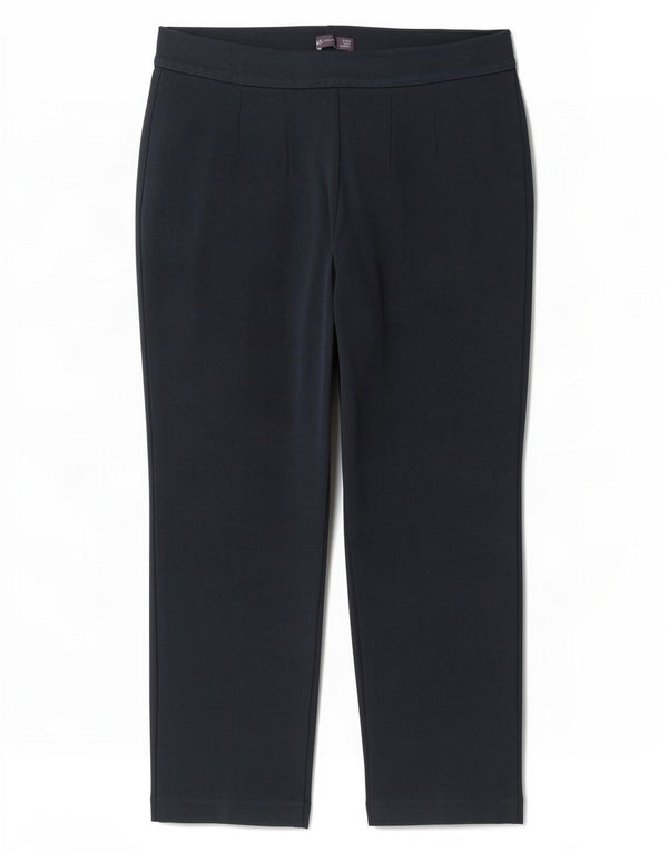 Marks & Spencer Pantalones rectos para mujer UK 46 Large W34 L29 Azul marino