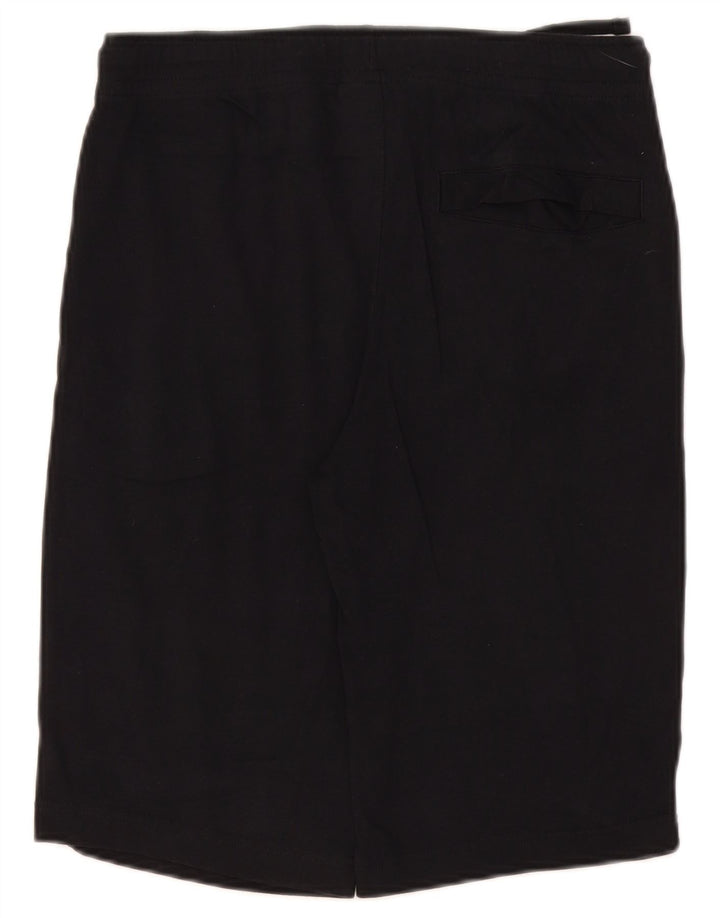 Nike - Pantalones cortos deportivos para hombre, talla pequeña, algodón negro