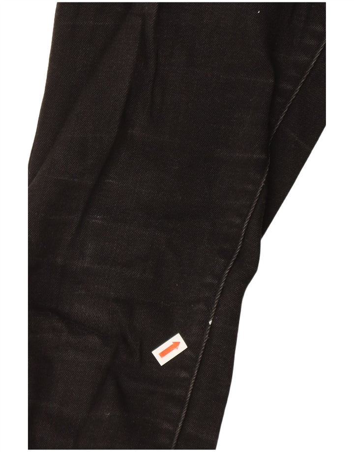 LEE Vaqueros ajustados de tiro alto para mujer, talla 9, mediano, W24 L27, algodón negro