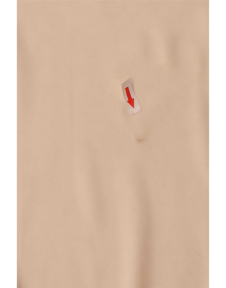 Zara Mujer Maxi Falda Pequeña W26 Poliéster Beige