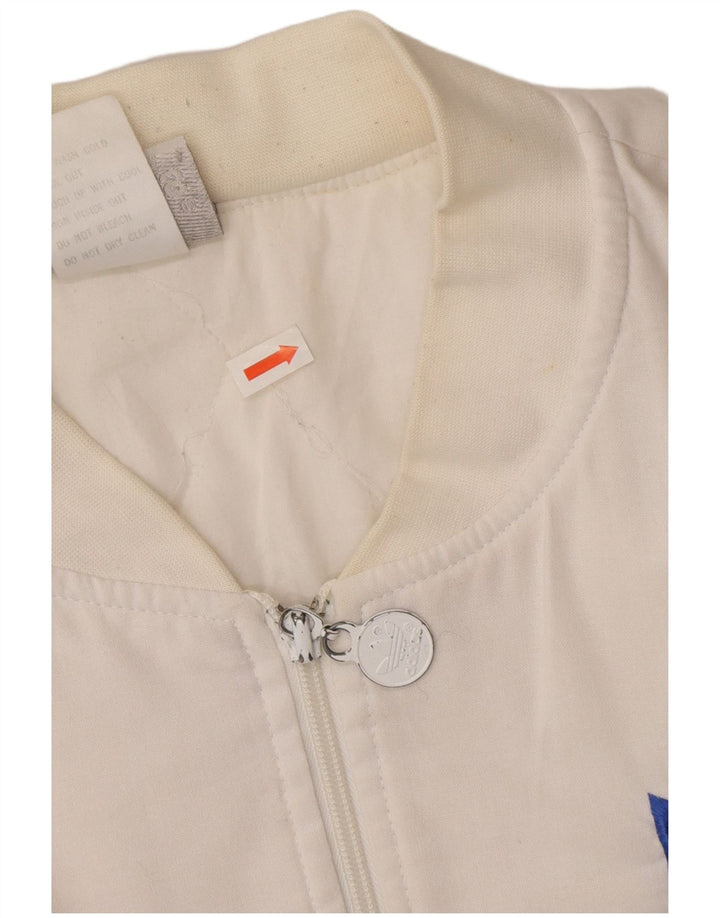 Adidas Mens Winter Olympics 80th Graphic Bomber Chaqueta Reino Unido 40 Grande Blanco