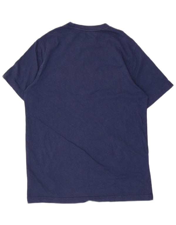 Champion Camiseta gráfica para hombre Top Small Azul marino Algodón