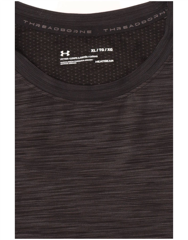 Camiseta Under Armour Hombre Top XL Gris Moteado