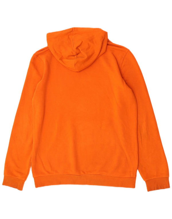 Puma Hombre Graphic Sudadera con capucha Jumper Small Naranja Algodón
