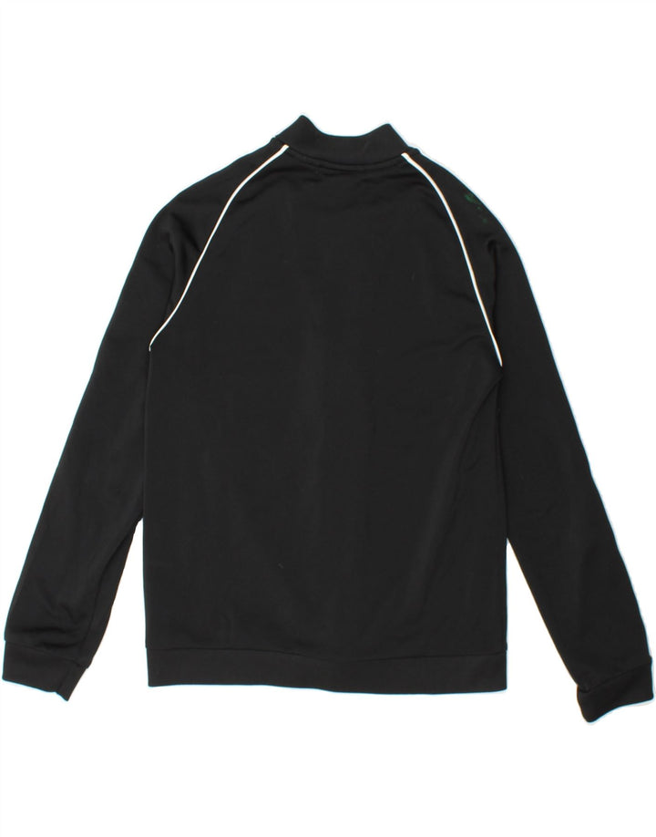 ADIDAS Boys Tracksuit Top Jacket 11-12 Years Black Polyester Vintage Adidas and Second-Hand Adidas from Messina Hembry 