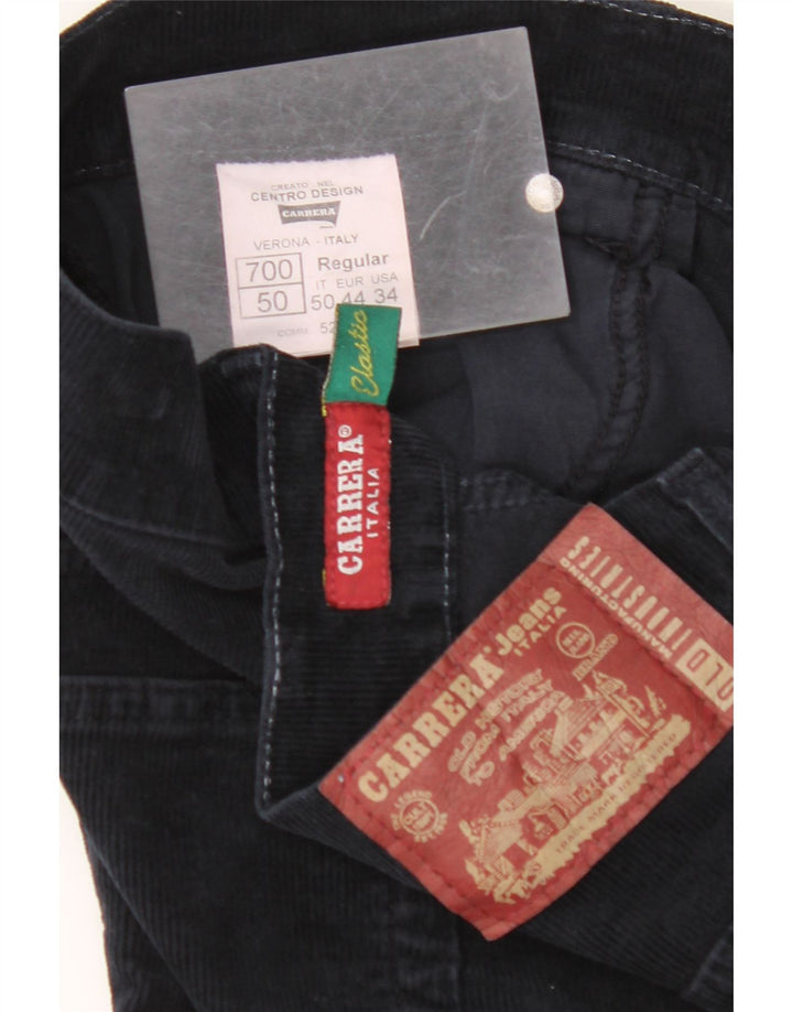 CARRERA Pantalones de pana ajustados y de corte regular 700 para hombre W34 L33 Azul marino