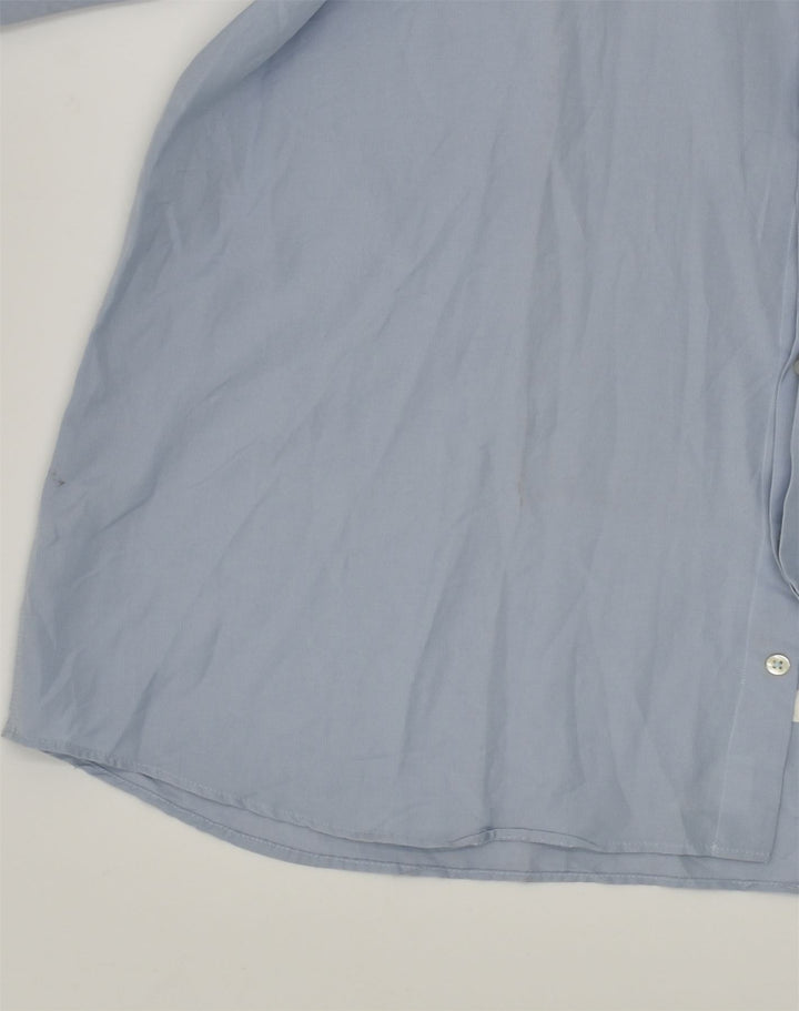 CARLO PIGNATELLI Mens Shirt Size 45 XL Blue Cotton | Vintage Carlo Pignatelli | Thrift | Second-Hand Carlo Pignatelli | Used Clothing | Messina Hembry 