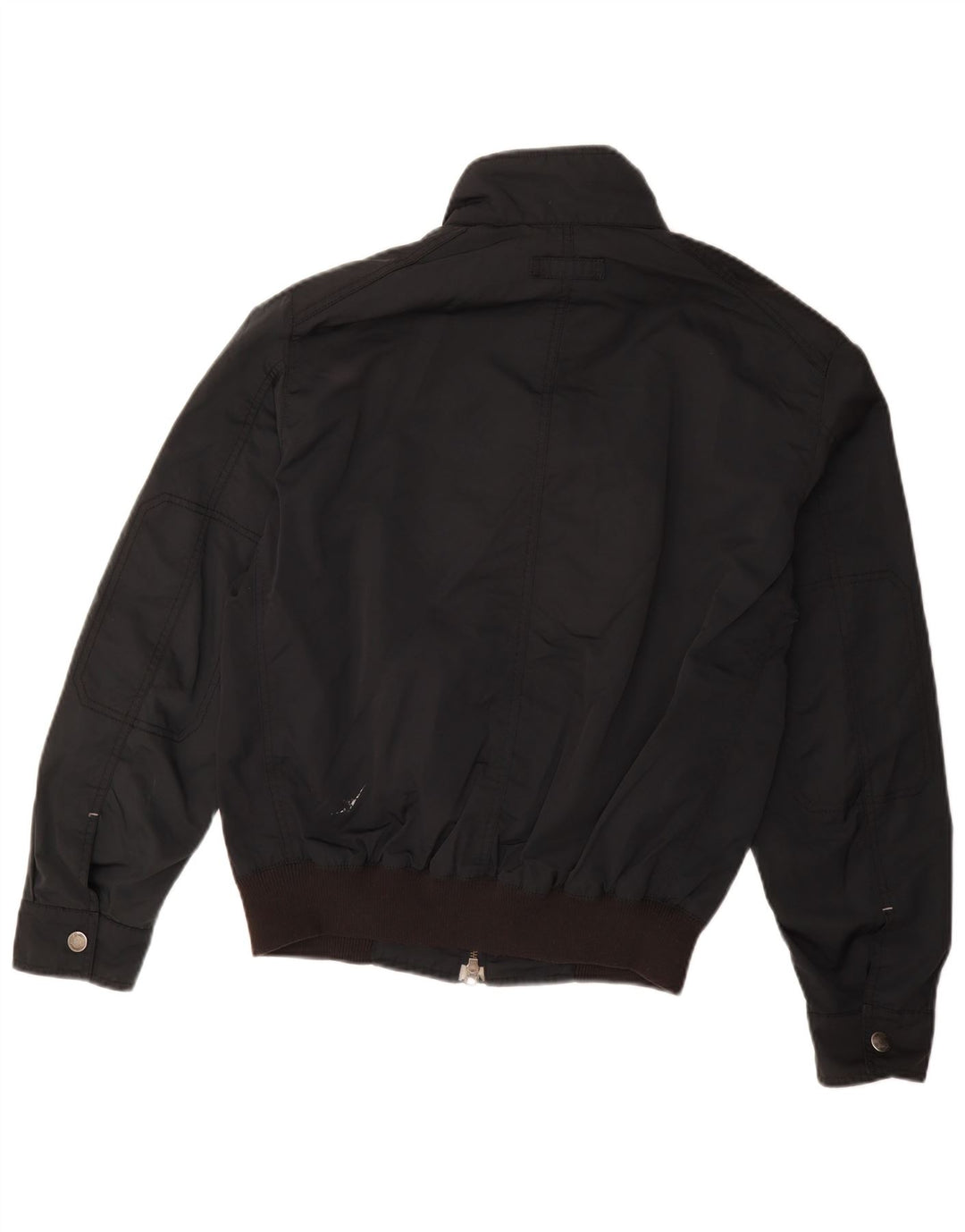 Massimo Dutti Chaqueta Bomber para Hombre UK 40 Large Poliacrílico Negro