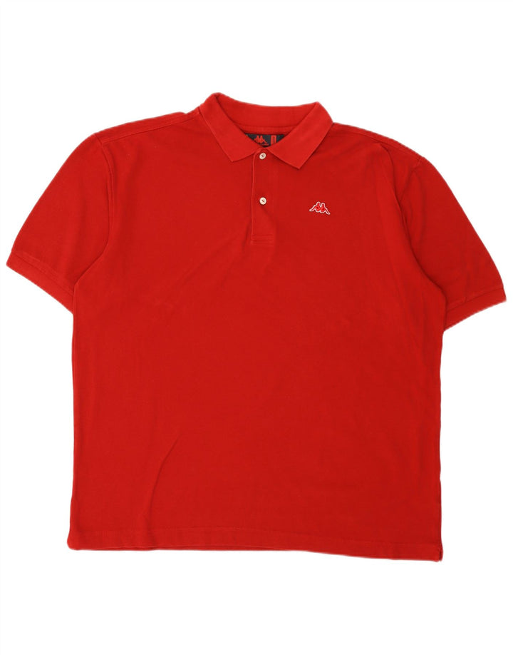 Kappa Polo Hombre XL Algodón Rojo