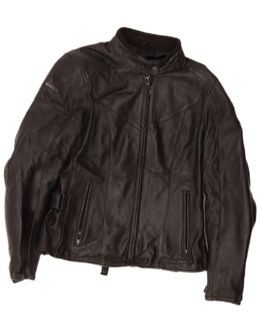 Spidi Chaqueta de cuero estilo motorista para mujer IT 48 XL Negro
