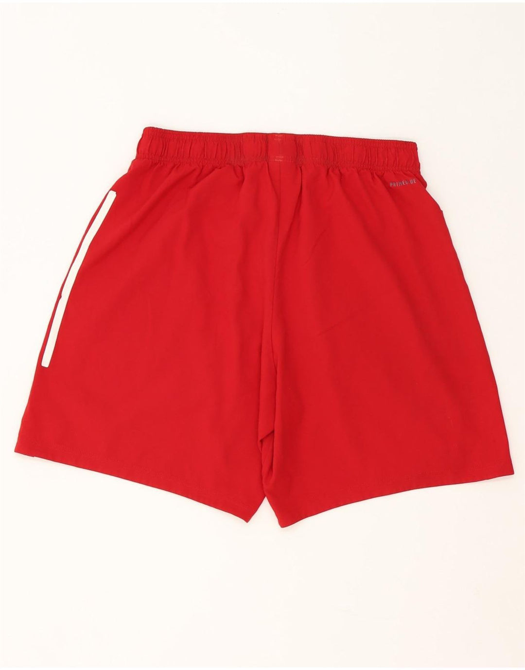 Adidas Mens Prime Blue Sport Shorts Grande Rojo Poliéster
