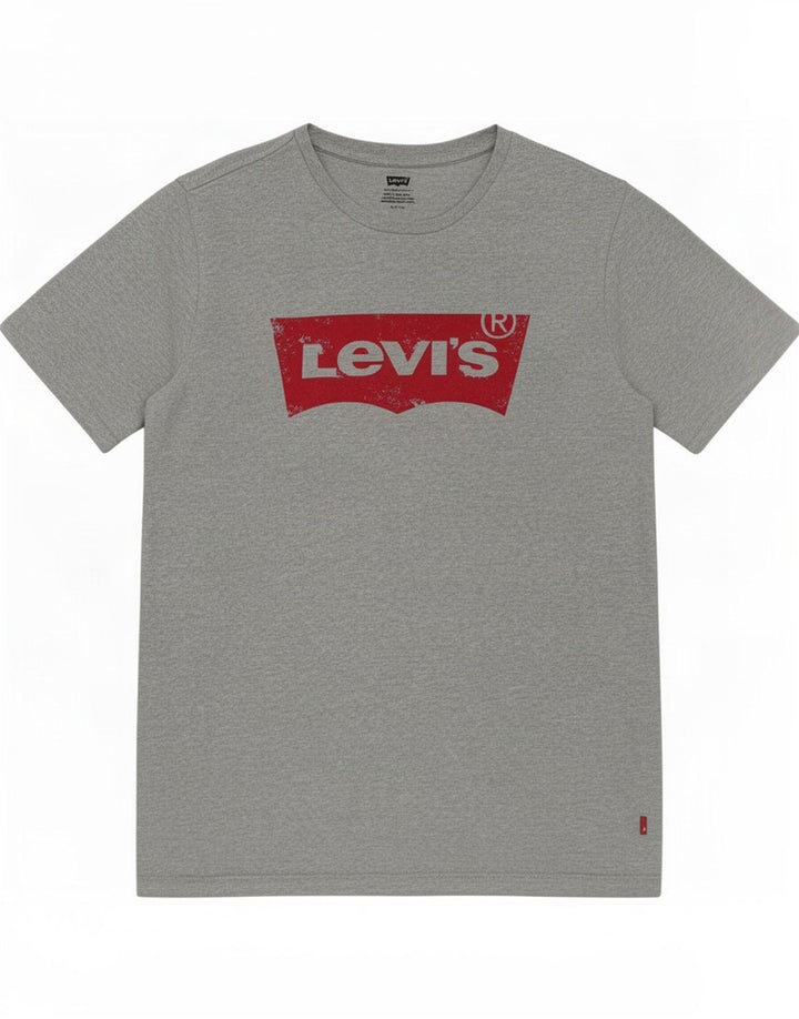 Levi's Camiseta gráfica para hombre Top Small Grey Cotton