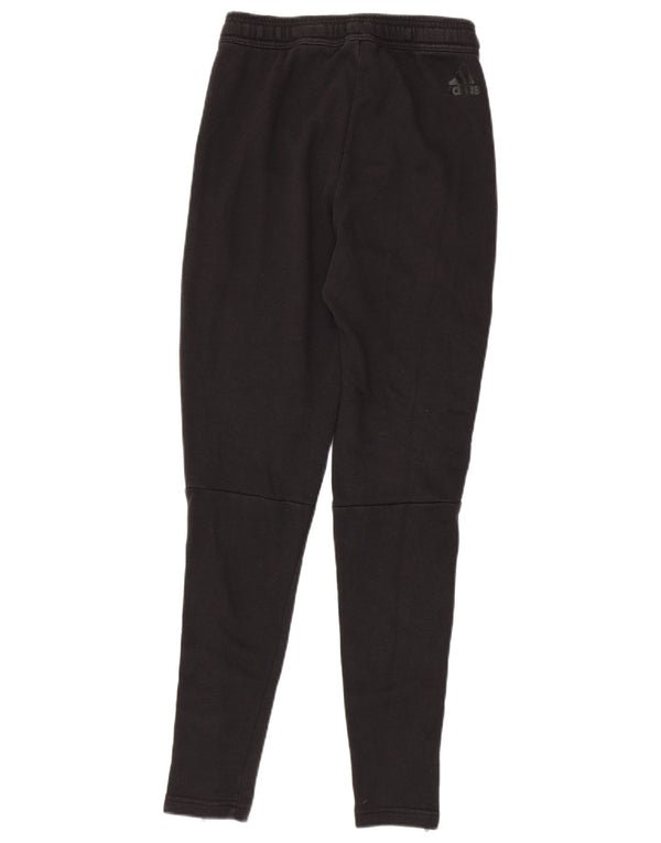 ADIDAS Hombre Chándal Pantalones Pequeños Algodón Negro