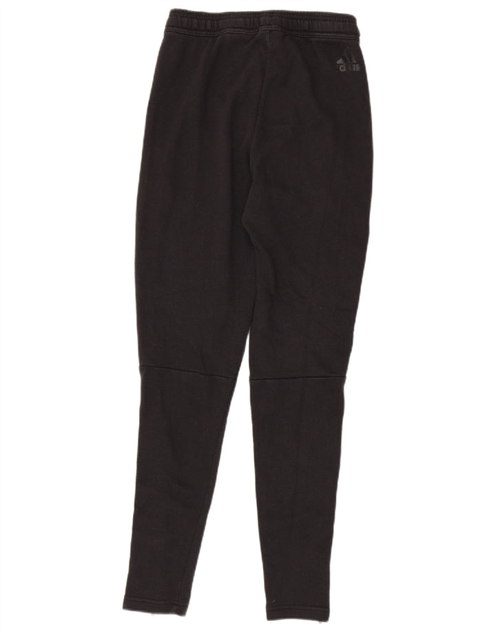 ADIDAS Hombre Chándal Pantalones Pequeños Algodón Negro