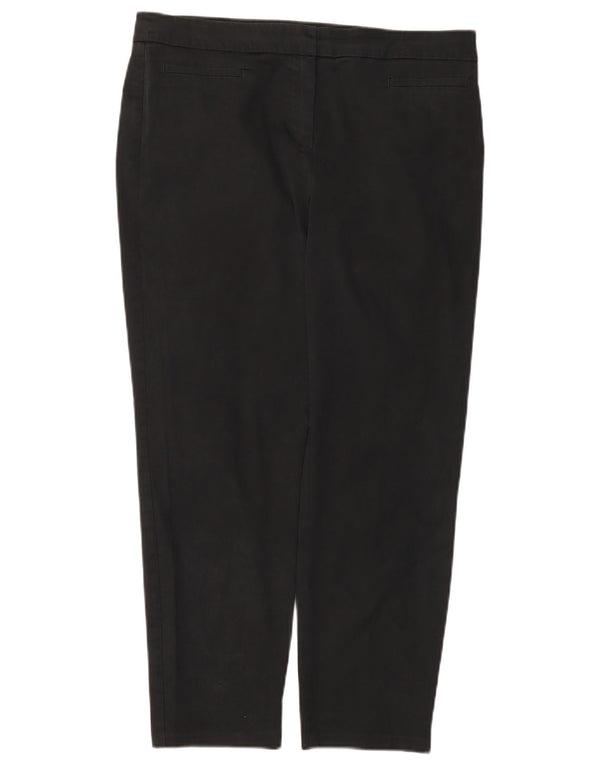 Marks & Spencer Pantalones Casuales Cortos para Mujer W34 L26 Algodón Negro