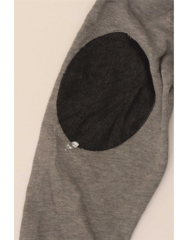 HUF Hombre Sudadera con Capucha Gráfica Jersey Pequeño Gris Algodón