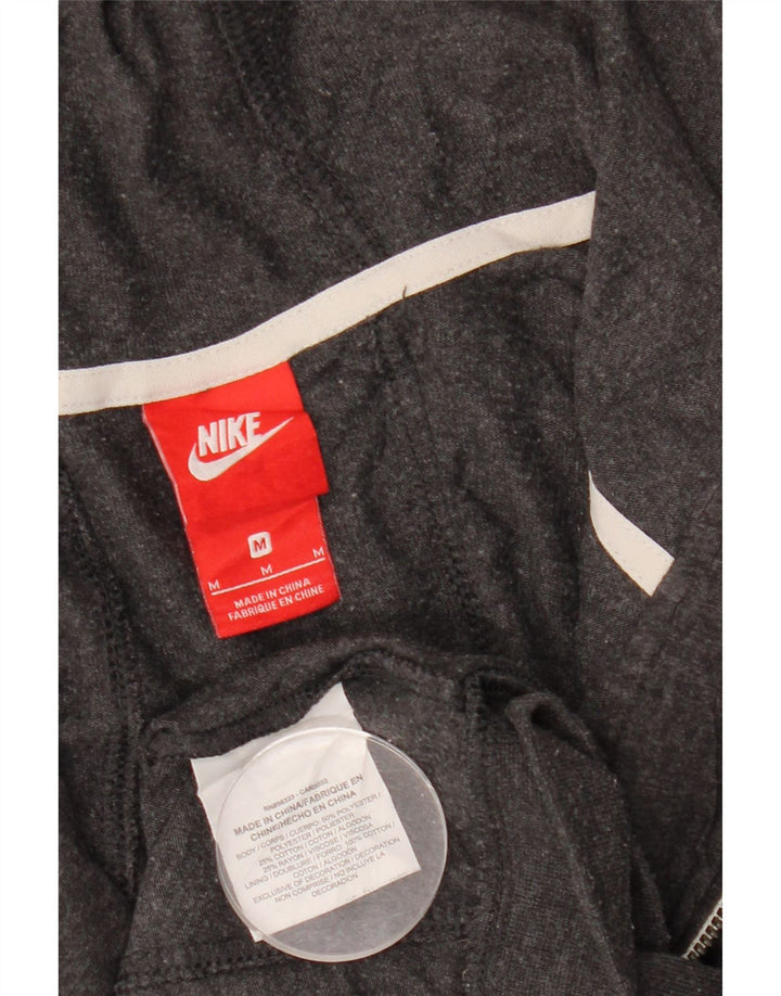 Nike - Sudadera con capucha y cremallera para mujer, talla 40, poliéster gris medio