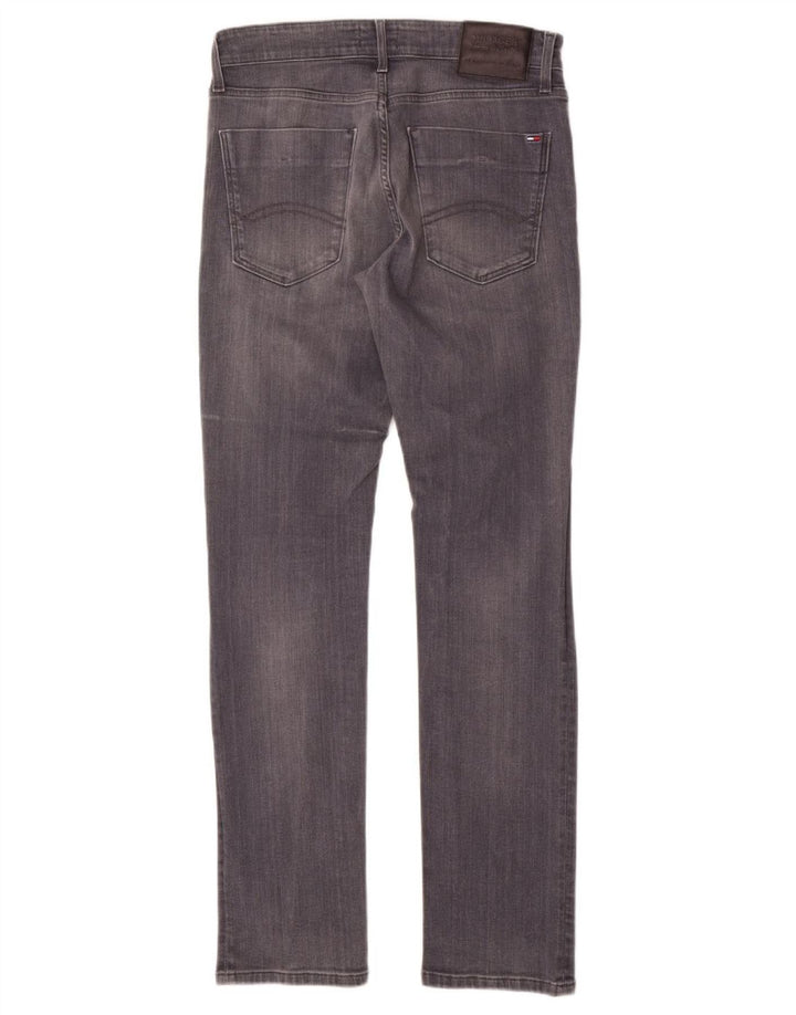 TOMMY HILFIGER Vaqueros ajustados para hombre W32 L32 Algodón gris
