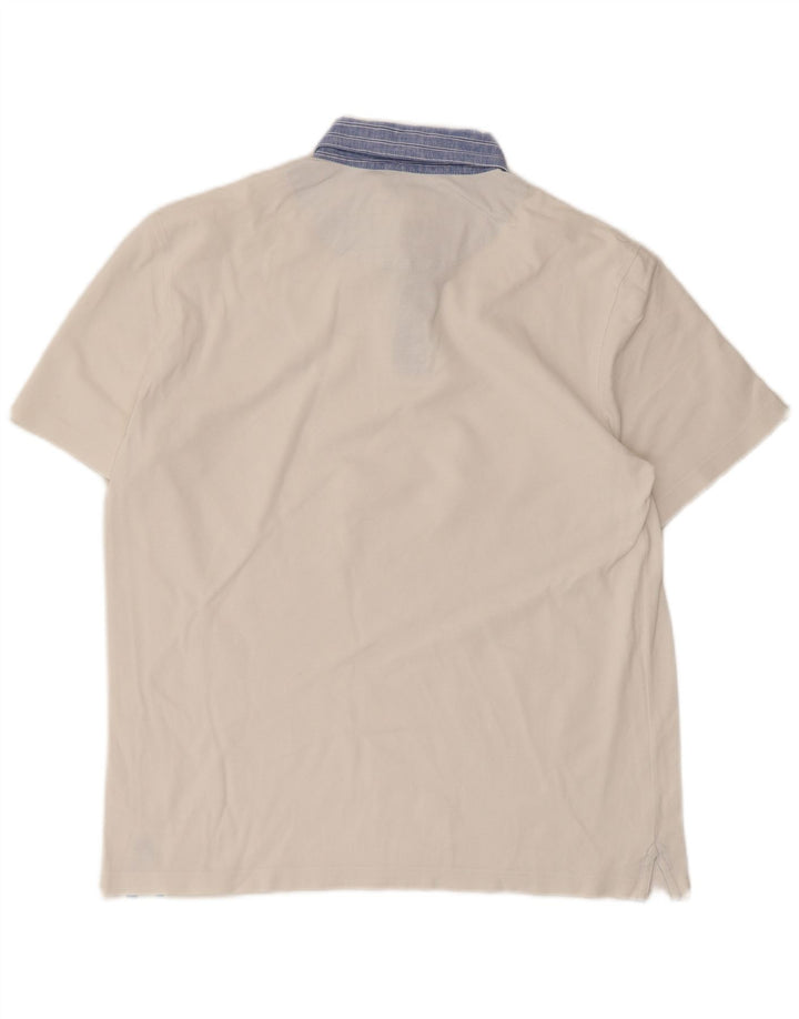 Harmont & Blaine Polo De Corte Regular Para Hombre Grande Blanco
