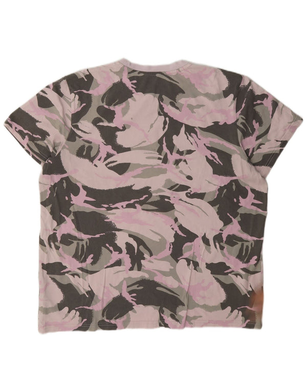Adidas Camiseta Mujer Top ES 20/22 XL Multicolor Camuflaje Algodón