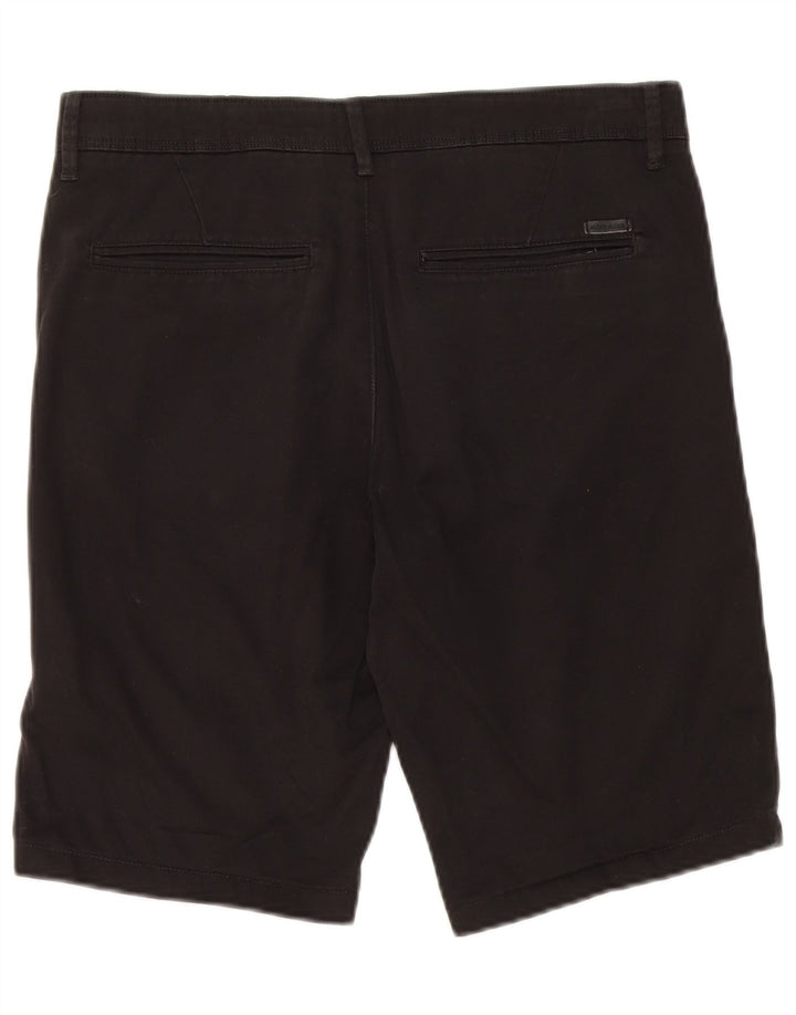 Jack & Jones Pantalones cortos chinos para hombre Small W29 Algodón negro