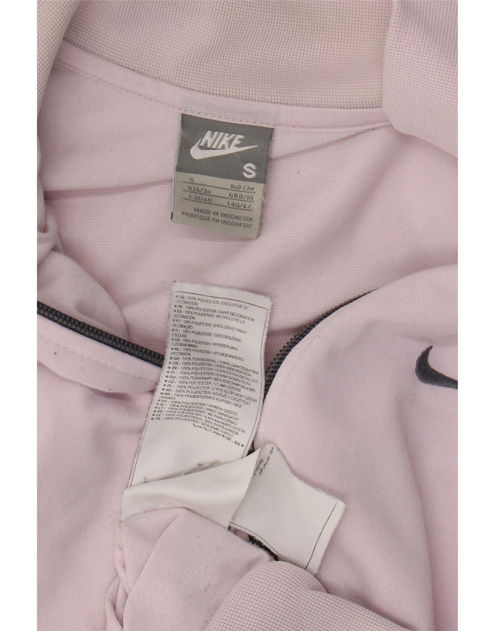 Nike - Chaqueta de chándal para mujer, talla 8/10, poliéster rosa pequeño