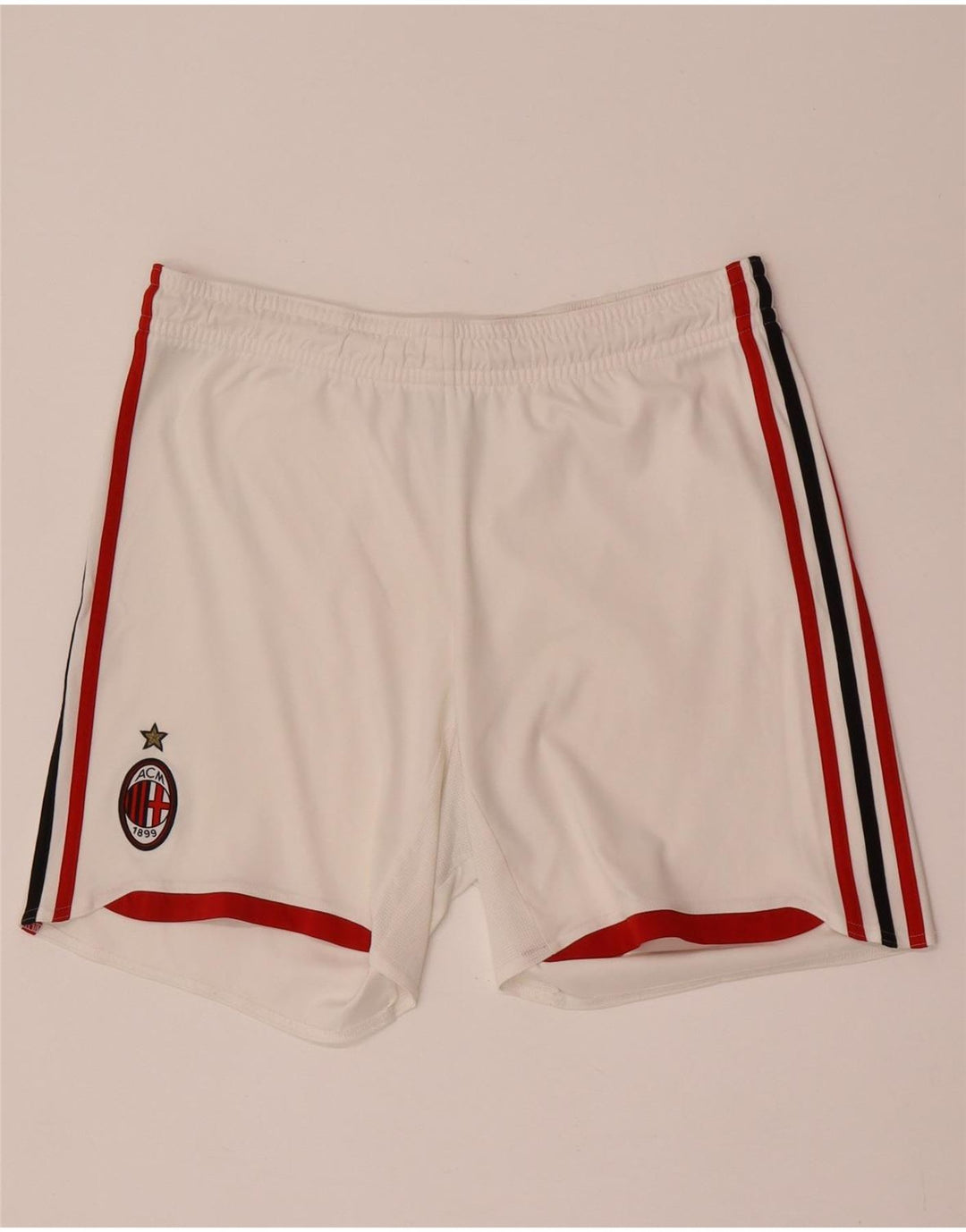 Adidas Hombre AC Milan Sport Shorts Grande Blanco Colorblock Poliéster