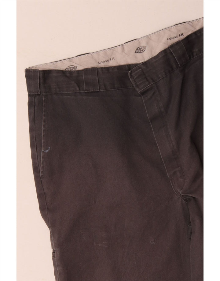 DICKIES Pantalones cortos tipo cargo de corte holgado para hombre W36 Large Grey